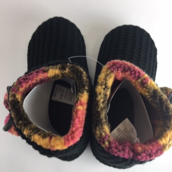 Cuddl Duds Fleece Lined Ankle Bootie Slippers - Picture 4 of 8